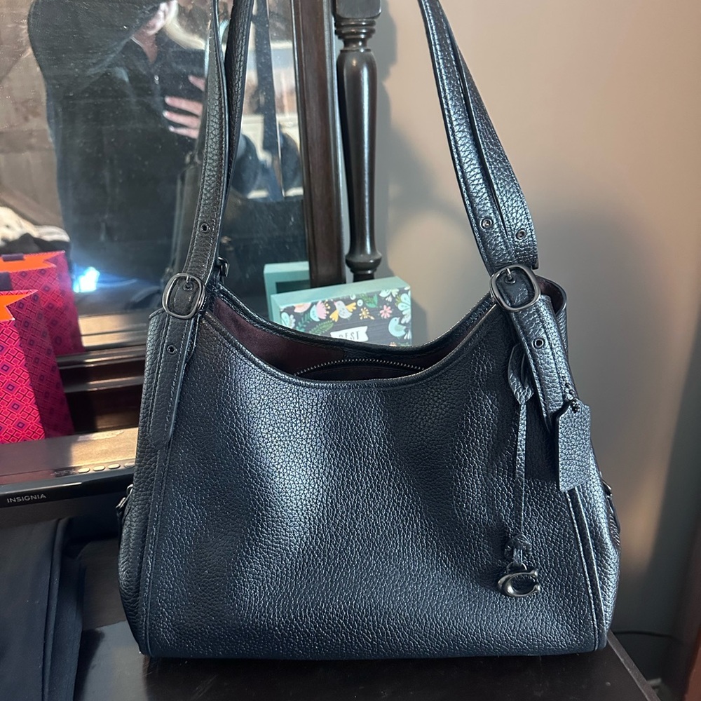 Coach 3 compartment shoulder tote.